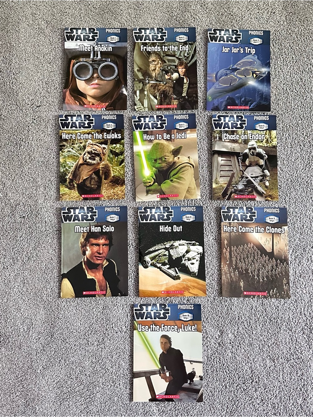 Set of 10 Star Wars Phonic Books